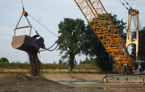 benna per la pulizia dei fossati