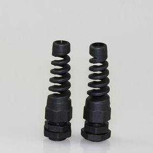 pressacavo in nylon / IP68 / antitrazione / con protezione flessibile a spirale