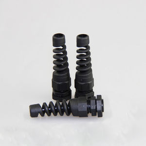 pressacavo in nylon / IP68 / antitrazione / con protezione flessibile a spirale
