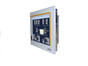 panel PC con touch screen resistivo a 5 fili