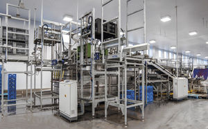 sistema di svuotamento per l'industria agroalimentare