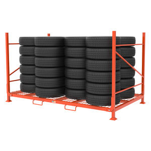 scaffalatura per pneumatici