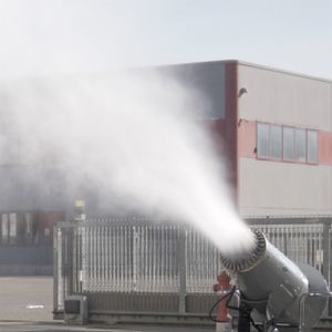 cannone nebulizzatore per l'abbattimento delle polveri