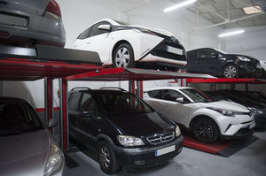 piattaforma di parcheggio 2 livelli