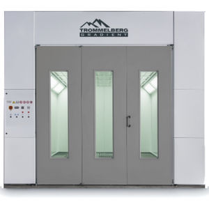 cabina di verniciatura chiusa