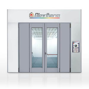 cabina di verniciatura chiusa