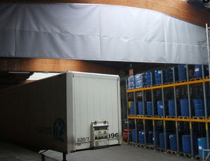 tenda in tessuto