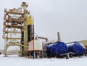 impianto di produzione d'asfalto a freddo