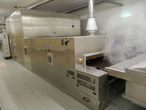 linea di produzione di bretzel