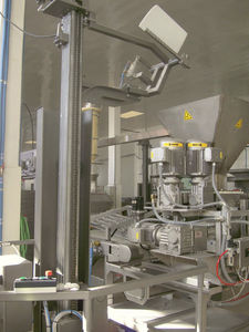 linea di produzione di pane per hamburger