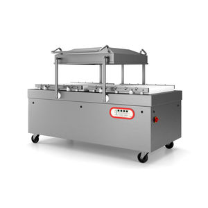 macchina di confezionamento manuale / sottovuoto / a doppia campana / per carne