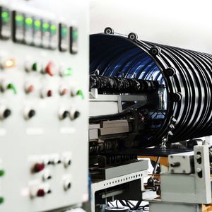 linea di estrusione per tubi in SRPP