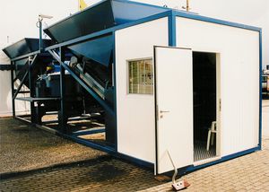 centrale di betonaggio semimobile