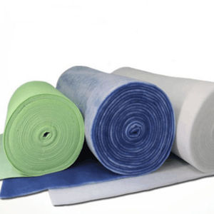 materiale filtrante in poliestere