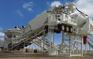 centrale di betonaggio mobile