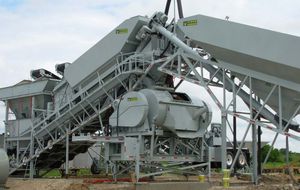centrale di betonaggio mobile
