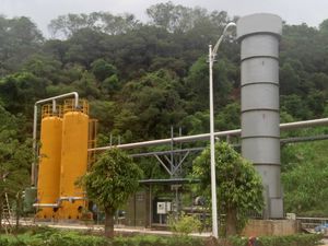 torcia per biogas