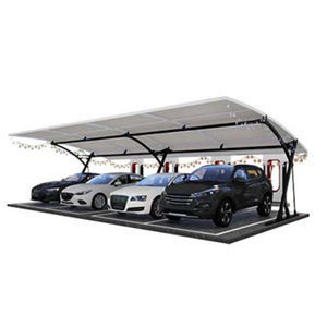 tettoia per posto-auto solare