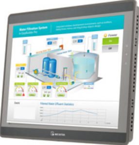 HMI con touch screen resistivo