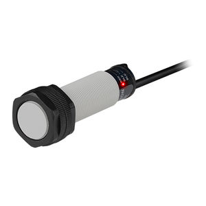 sensore di prossimità capacitivo / cilindrico / IP65 / con sorgente di luce LED