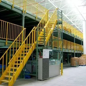 soppalco industriale su scaffalatura a pallet