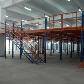 soppalco industriale su scaffalatura a pallet