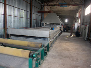 linea di rivestimento per reti metalliche