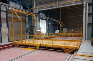 carrello a guida su binari di trasferimento