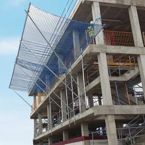 rete di sicurezza anticaduta per cantiere