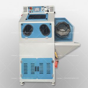 sabbiatrice controllata da PLC