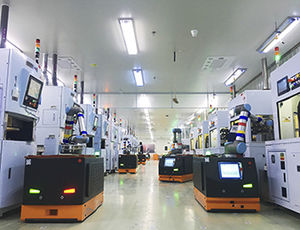 postazione di lavoro industriale