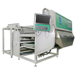 macchina di smistamento per il riciclaggio del vetro