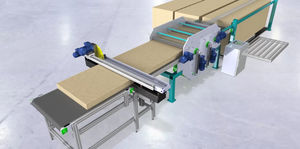 linea di taglio trasversale a lama rotativa