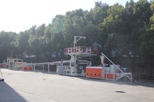 linea di estrusione per pannelli