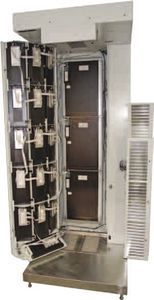 cabina di ispezione di materiale radioattivo