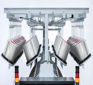 sistema di trasporto di bobine completamente automatico