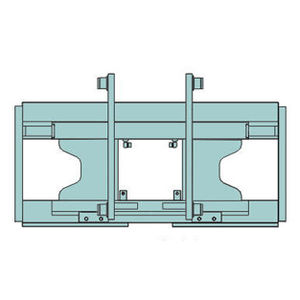 attrezzatura di spostamento laterale dotata di posizionatore integrato per carrello elevatore