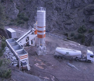 centrale di betonaggio mobile