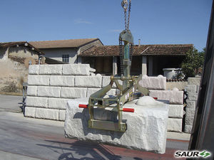 pinza per posa bordure meccanica
