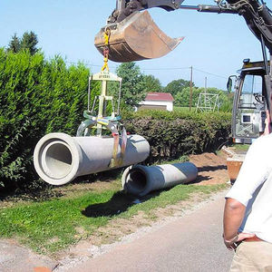 pinza per sollevamento per canalizzazioni in calcestruzzo