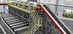 sistema di smistamento per l'industria automobilistica