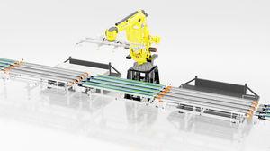 cella robotizzata di carico