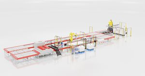 cella robotizzata per movimentazione