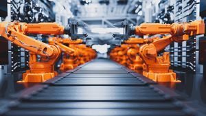 cella robotizzata di pallettizzazione