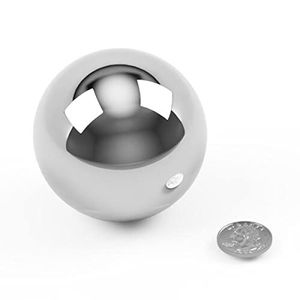 sfera in acciaio inossidabile lucido
