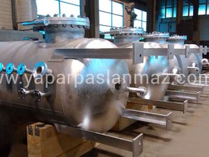 degasatore per acqua di alimentazione di caldaia