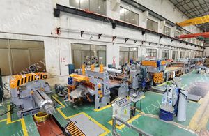 linea di taglio trasversale per metallo