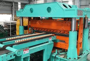 linea di taglio trasversale per acciaio