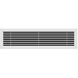 griglia di ventilazione in alluminio anodizzato