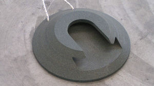 piastra d'appoggio galvanizzata